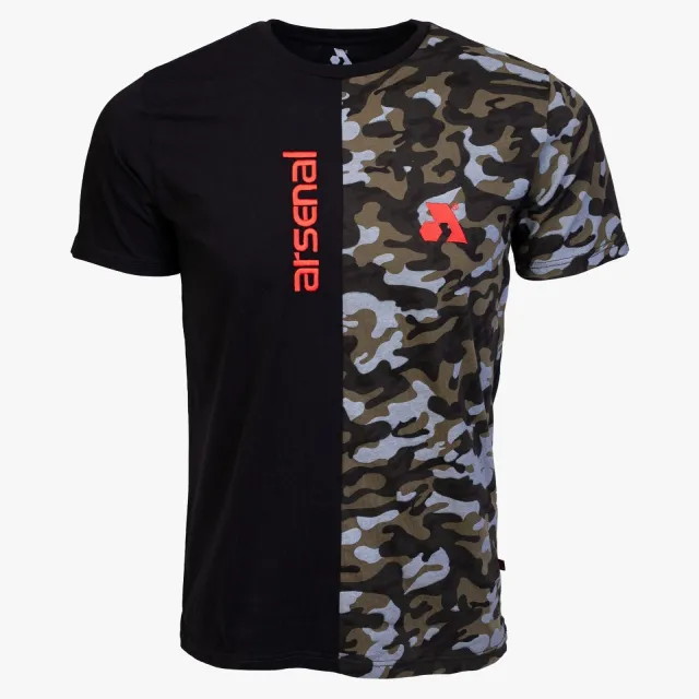 Buy Arsenal Large Black / Camo Cotton Relaxed Fit T-Shirt online