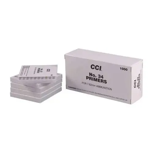 CCI 0002 Large Rifle Military Primers 7.62mm 1000/Box - CCI - 7.62mm