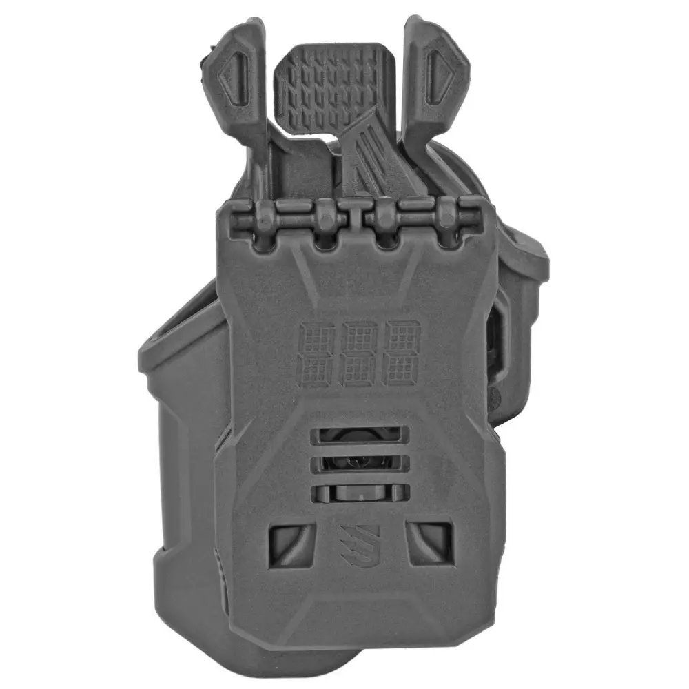 Blackhawk T-Series L2C OWB Holster Glock 17 RH Matte Black 410700BKR - Blackhawk