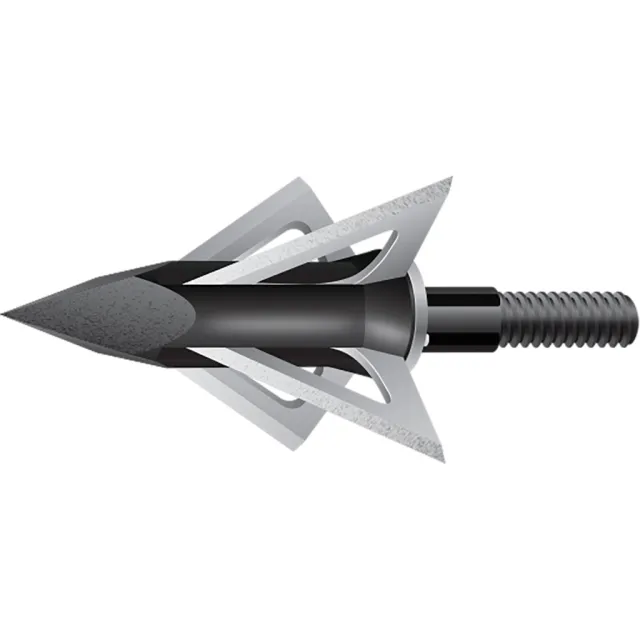 Slick Trick 15STX125 Crossbow Broadheads 125gr 4pk .035 Blade 1 1/8" Cut - Slick Trick