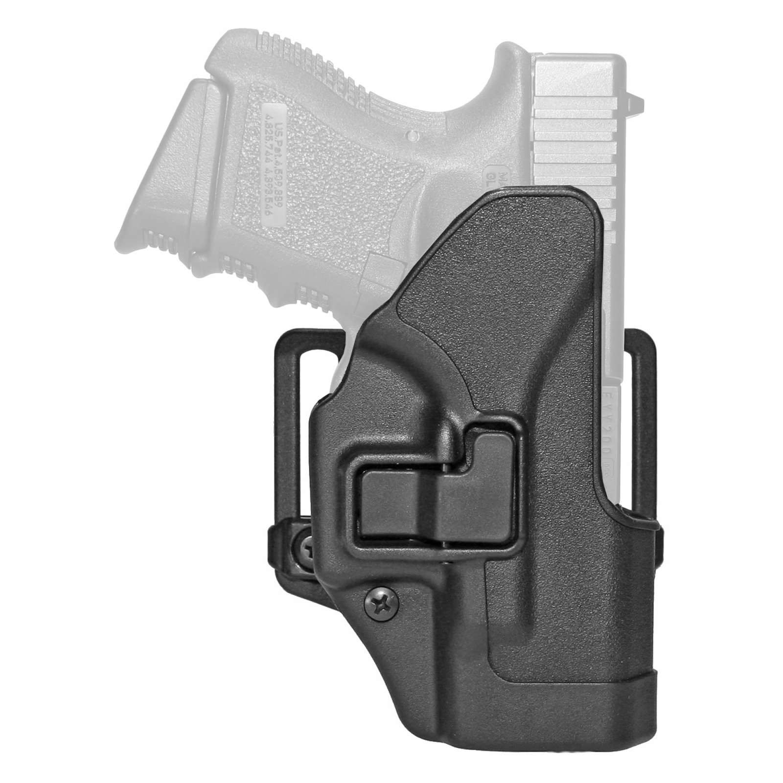 Blackhawk SERPA CQC RH Holster, Glock 26/27/33, Level 2 Retention, Matte Finish, 410501BK-R - Blackhawk