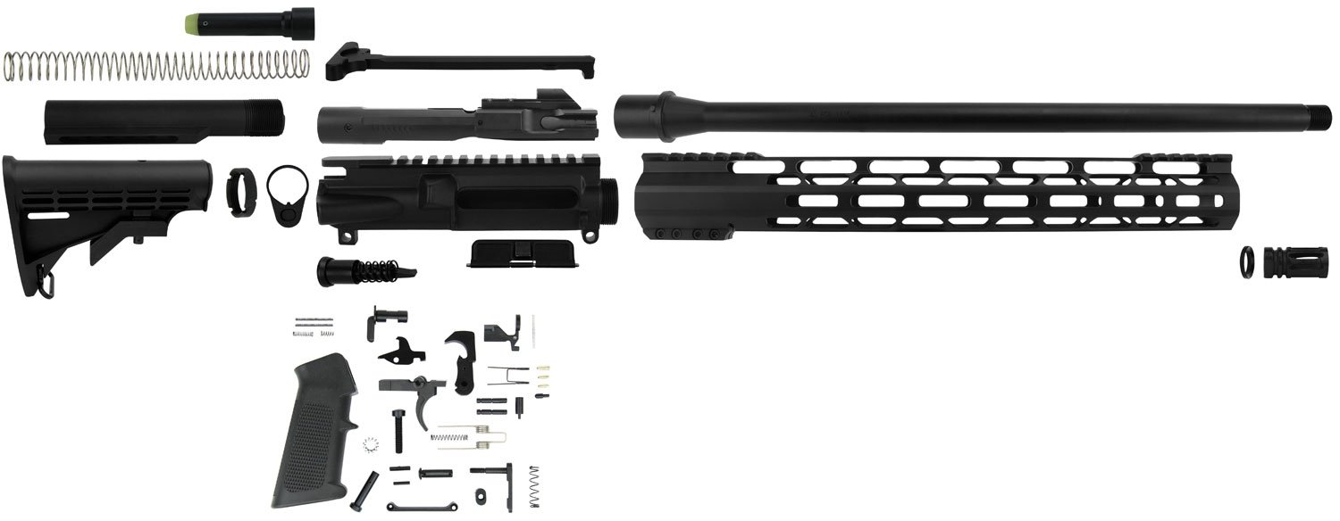 TacFire SSRK45ACPLPK AR Build Kit 45 ACP 16" Barrel Black Nitride - TacFire