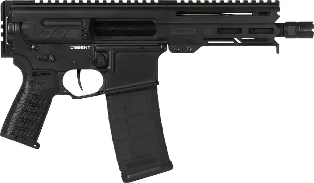CMMG Dissent Mk4 AR-15 Pistol 5.56 NATO 6.5 In 30rd Armor Black - CMMG - 5.56 NATO
