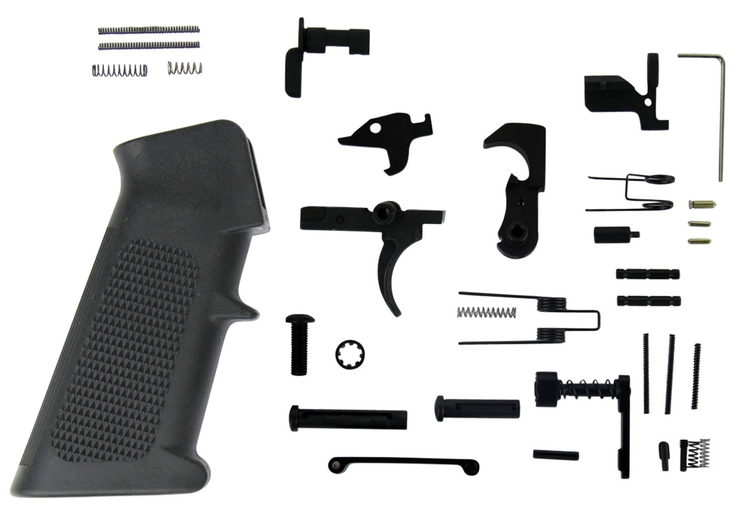 TacFire LPK01USA AR-15 Parts Kit A2 Grip .223/5.56 Black - TacFire - AR-15 PARTS KIT