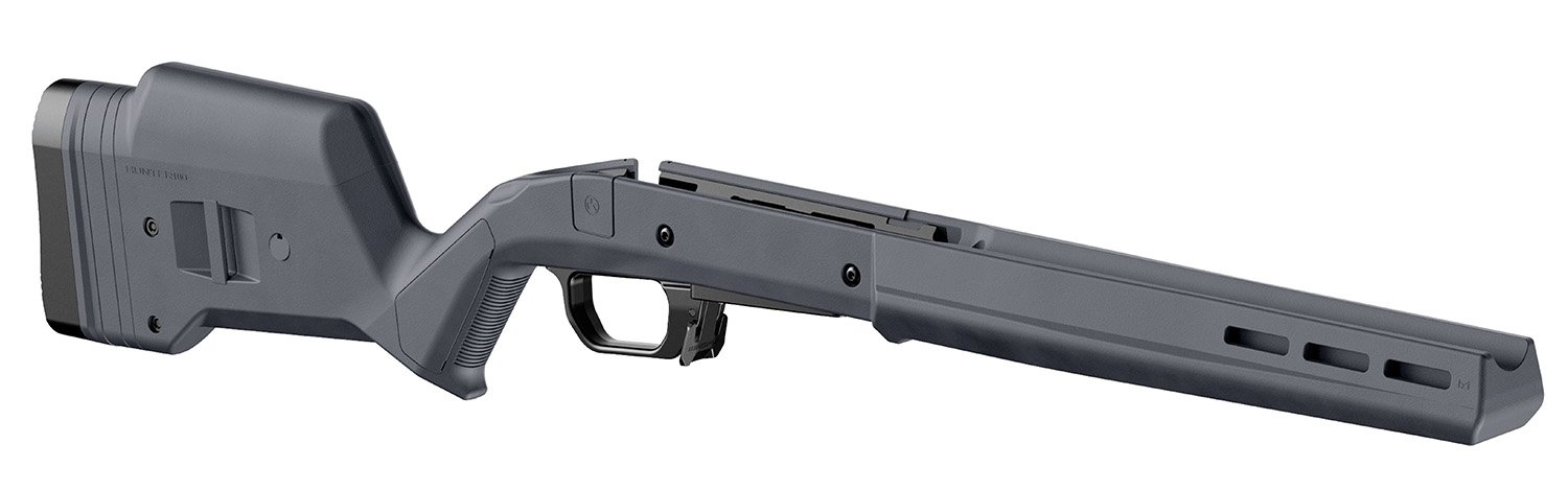 Magpul MAG1069-GRY-LT Hunter 110 Stock, Adjustable, Stealth Gray, Left Hand - Magpul Industries