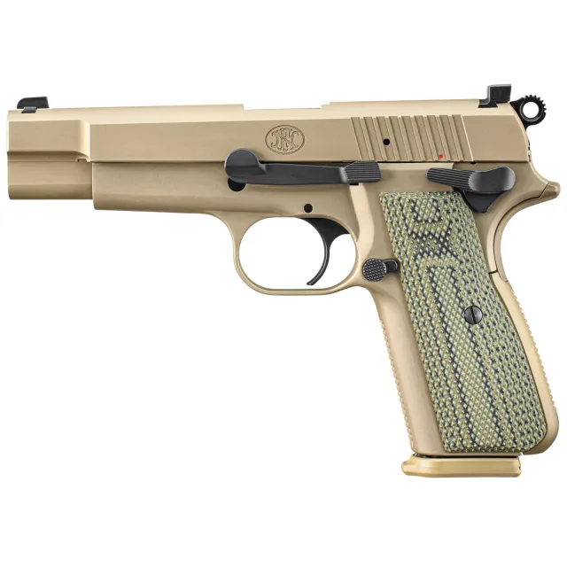 FN America 66-102107 High Power 9MM 17+1 FDE G10 Grips Blackout Sights - FN America - 9mm for sale at Iron and Lace