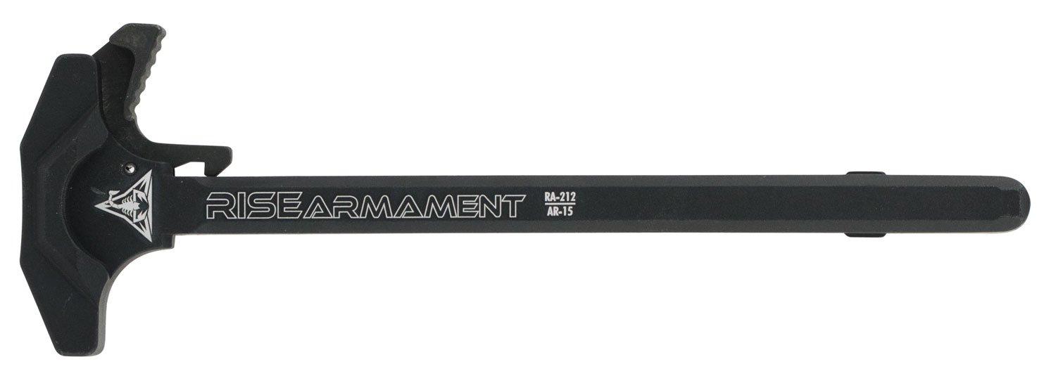 Rise Armament RA-212-BLK AR-15 Charging Handle Black 7075 Aluminum - Rise Armament - RA-212