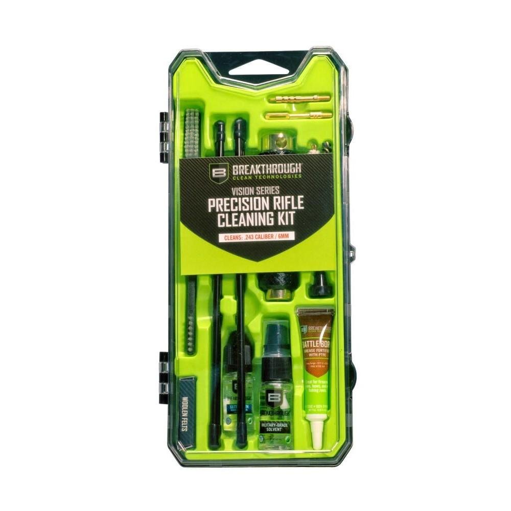 Breakthrough Clean Vision Series .243/6mm Cleaning Kit 6-Piece - Breakthrough Clean - .243