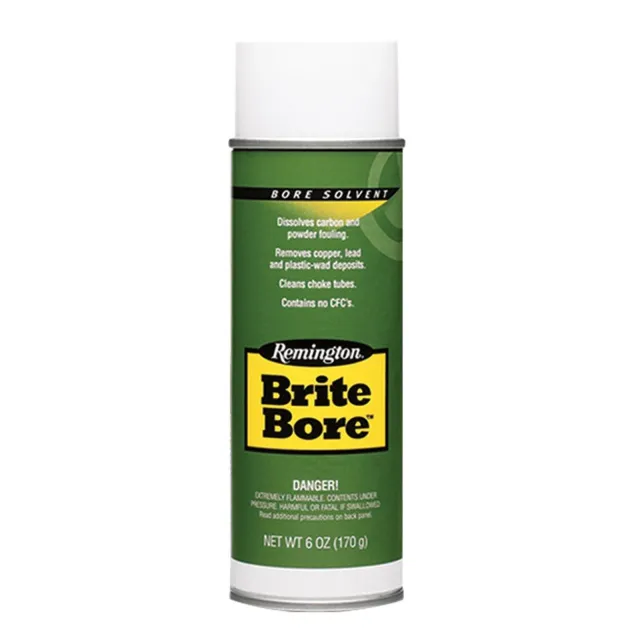 Remington Brite Bore 18394 Gun Cleaning Solvent 6 oz Low Odor CFC Free - Remington Arms Company, LLC - 6 OZ