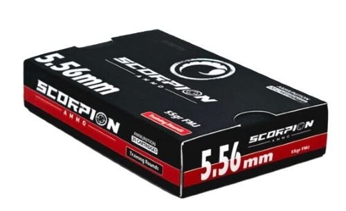 Buy Scorpion Ammo Scorpion 5.56X45 55GR FMJ 20RD 556055FMJ-T20 online