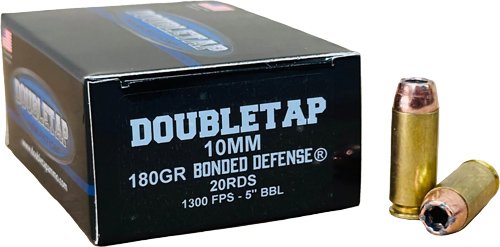 Buy DoubleTap Ammunition 10MM180BD20 10mm 180Gr JHP 20 Rounds online