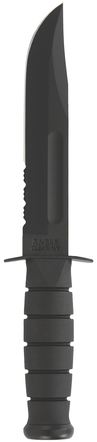 Ka-Bar 1212 Fighting/Utility Knife 7" Part Serrated 1095 Cro-Van Blade