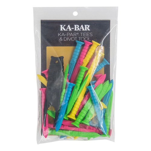 Ka-Bar KA-PAR Golf Essentials 9936 36 Nylon Tees & Divot Tool - Ka-Bar