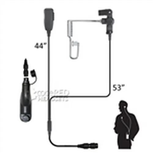 Code Red Headsets Investigator QD Patrol Kit Microphone Quick-Detach - Code Red Headsets