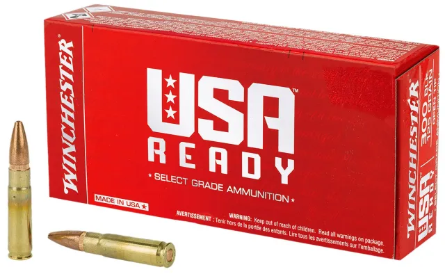 Winchester WBR68115 6.8mm Rem SPC 115gr FMJ Ammo 100/Box - Winchester