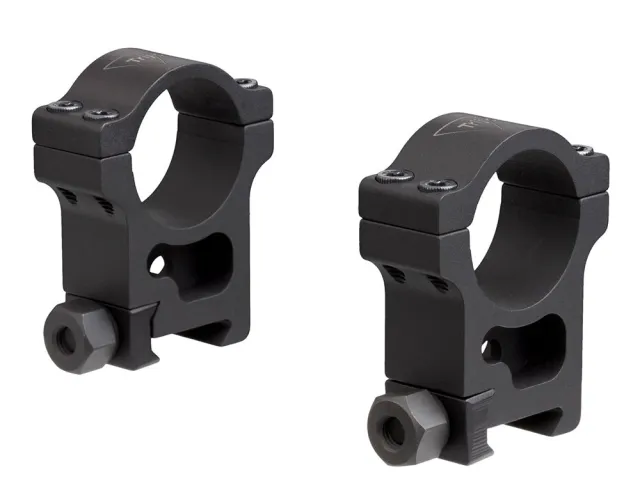 Trijicon AC22011 Riflescope Rings Black Hardcoat Anodized 30mm Extra High - Trijicon - 30MM