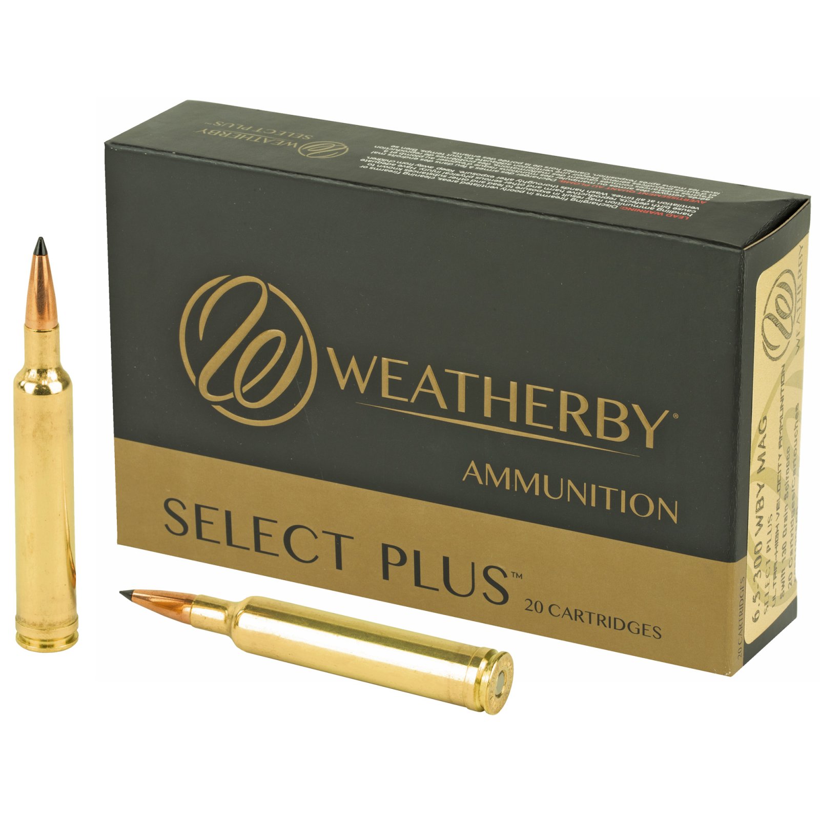Weatherby Select Plus 6.5-300 Wby Magnum 130gr Swift Scirocco 20rd - Weatherby - 6.5-300 Wby