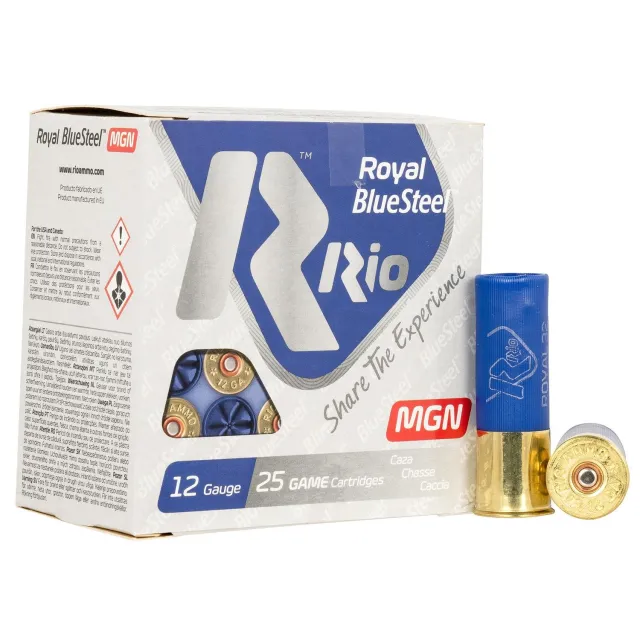 Rio Royal BlueSteel Magnum High Velocity 12ga 3 1-1/5oz #5 25rds - Rio Outdoors Corp