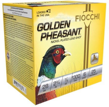 Buy Fiocchi Golden Pheasant Extrema 28 Gauge 2.75In 6Shot 25Per online