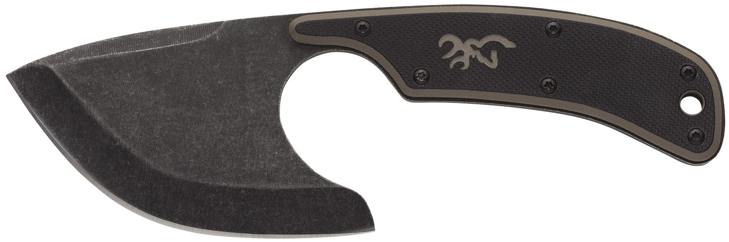 Browning Cutoff Skinner Knife 2.5" Blade Black G-10 Composite Handle - Browning