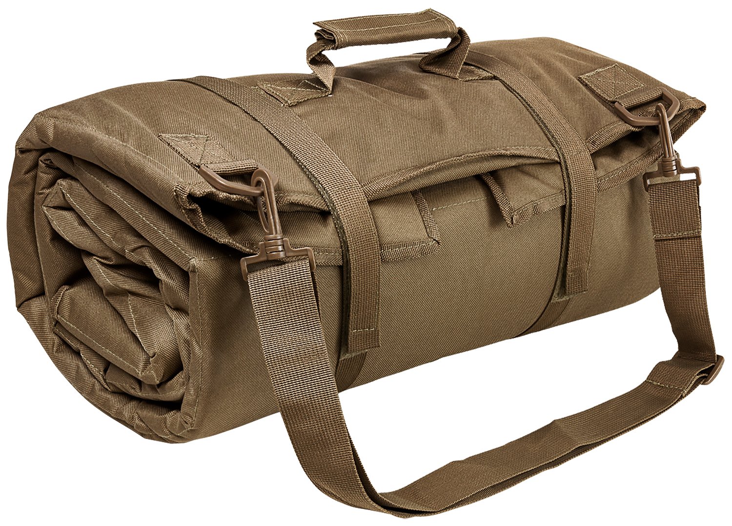 NcStar VISM Roll Up Shooting Mat, Tan, PVC Material, Slip Resistant, .30in Padding, Compact Size - NcSTAR
