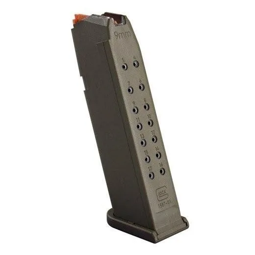 Buy Glock Handgun Magazine G17 17/rd (OD Floor Plate 01 OD Follower Orange) Bulk online