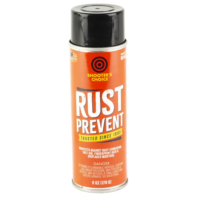 Shooter's Choice Rust Prevent Corrosion Inhibitor 6 oz Aerosol Can - Model SHF-RP006 - Shooter's Choice
