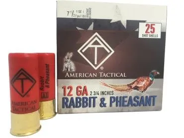 AMERICAN TACTICAL 12G GAME LOAD BB 1OZ 2.75" 25RD BX 250RD CASE - AMERICAN_TACTICAL - 12 GAUGE
