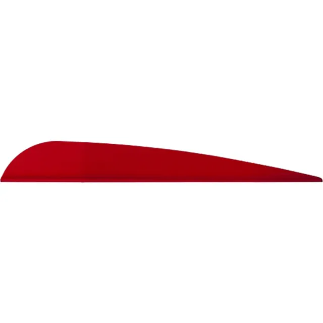 AAE TRAD40RD50 Trad Vanes Red 4 in. 50 Pack Archery Vane - Arizona Archery Enterprises