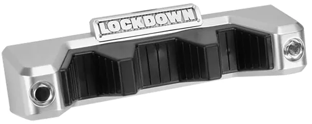 Lockdown 222177 Magnetic Barrel Rack Holds 3 Guns Gray/Black - Lockdown