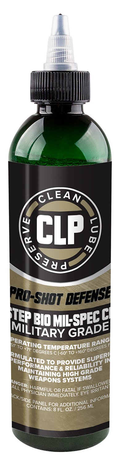 Pro-Shot Products 1 Step BIO Mil-Spec CLP Odorless Synthetic Oil 8 oz - Pro-Shot Products - 8 OZ