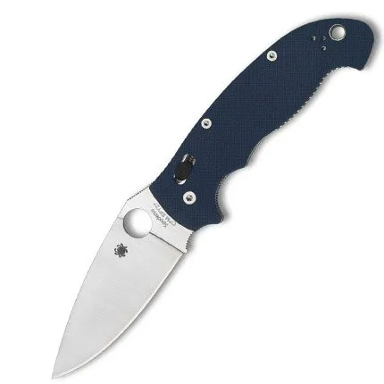 Spyderco C95GPCBL2 Manix 2 XL Cobalt Blue G-10 CPM SPY27 Knife - Spyderco for sale at Keys Gun Shop