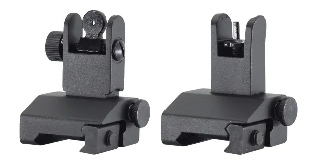JE MACHINE TS-PS7B-AL FLIP UP F/R SIGHTS ALUM - JE for sale at Smoke Wagon Firearms