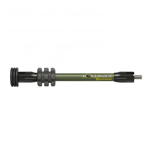 Bee Stinger MHX08GR MicroHex Stabilizer Green 8" with Countervail Tech