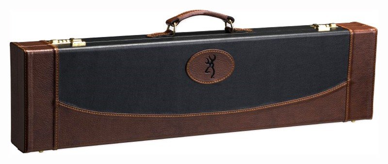 Browning Encino II Canvas/Leather Trim O/U Luggage Case - 32" Barrels - Browning