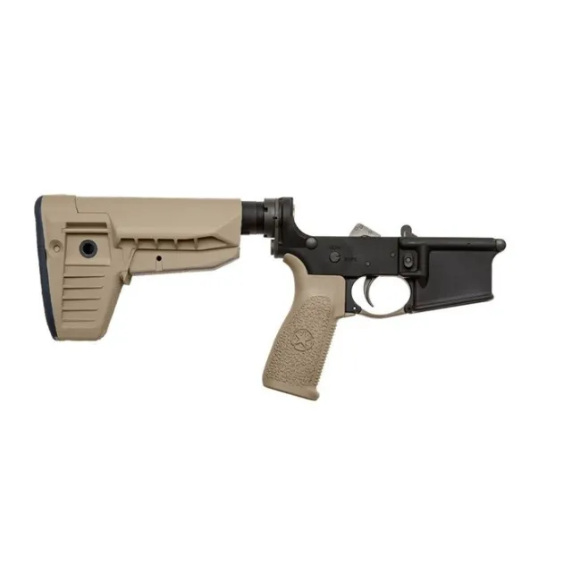 Bravo Company LRG-RMS-STK-MOD-1-SPMD-FDE AR-15 Lower, MK2 RMS, FDE Stock - Bravo Company Manufacturing - 223 REMINGTON