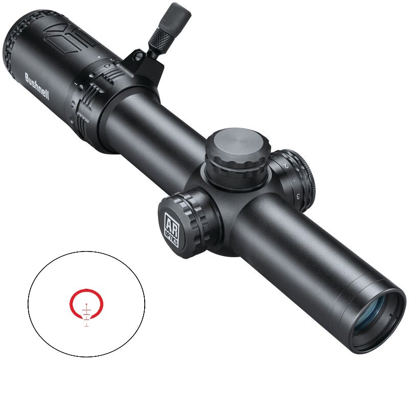 Bushnell AR71824I AR Optics 1-8x24mm 30mm Tube Illuminated BTR-1 Reticle Matte Black - Bushnell - 24MM