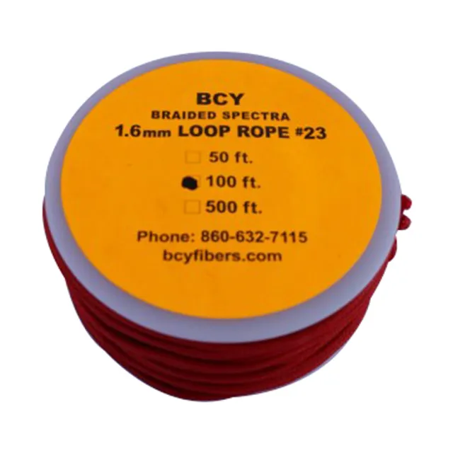 Buy BCY 23 D-Loop Material Red 100 ft. online
