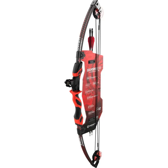 Buy Barnett Outdoors Banshee G3 Compound Bow RH Red 15 lbs BAR30016 online