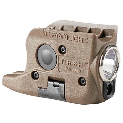 Streamlight TLR-6 HL 69341 Gun Light 300 Lumens LED Red Laser FDE - Streamlight - 300 LUMENS