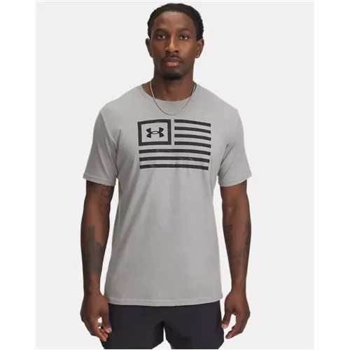 Under Armour Freedom Flag Printed T Large UA Tech Performance Tee