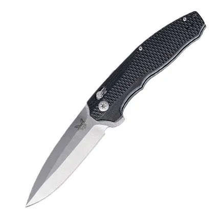 Benchmade 495 Vector 3.6" AXA Flipper CPM-S30V Spear Point Black G10 Handle