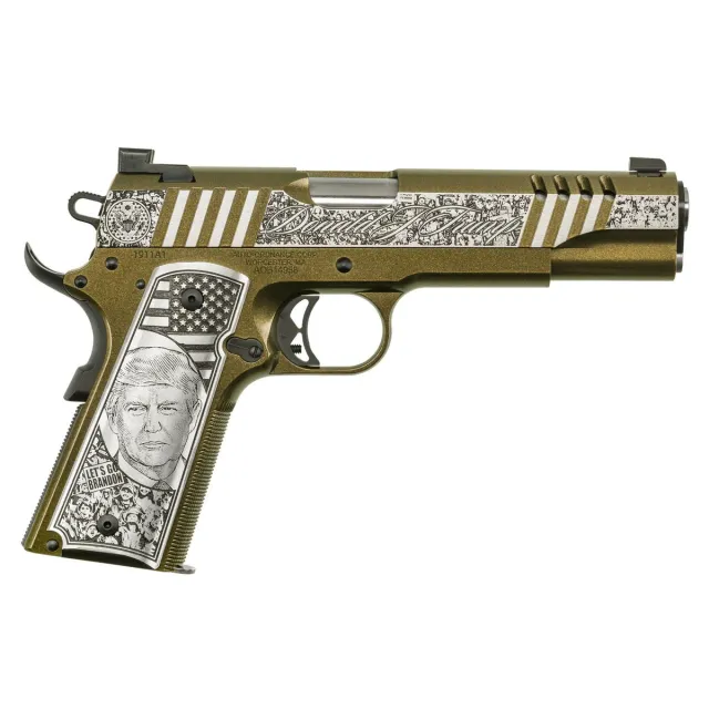 AUTO ORDNANCE 1911TCA TRUMP RALLY CRY 45 ACP Commemorative Used