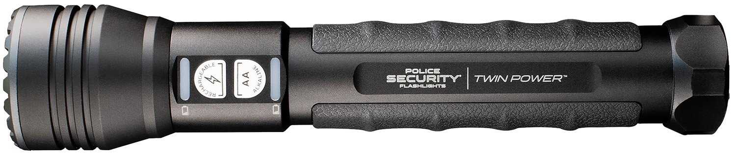 Police Security Flashlights 97742 Twin Power Long Throw 1000 Lumens Black - Police Security Flashlights - 1000 LUMENS