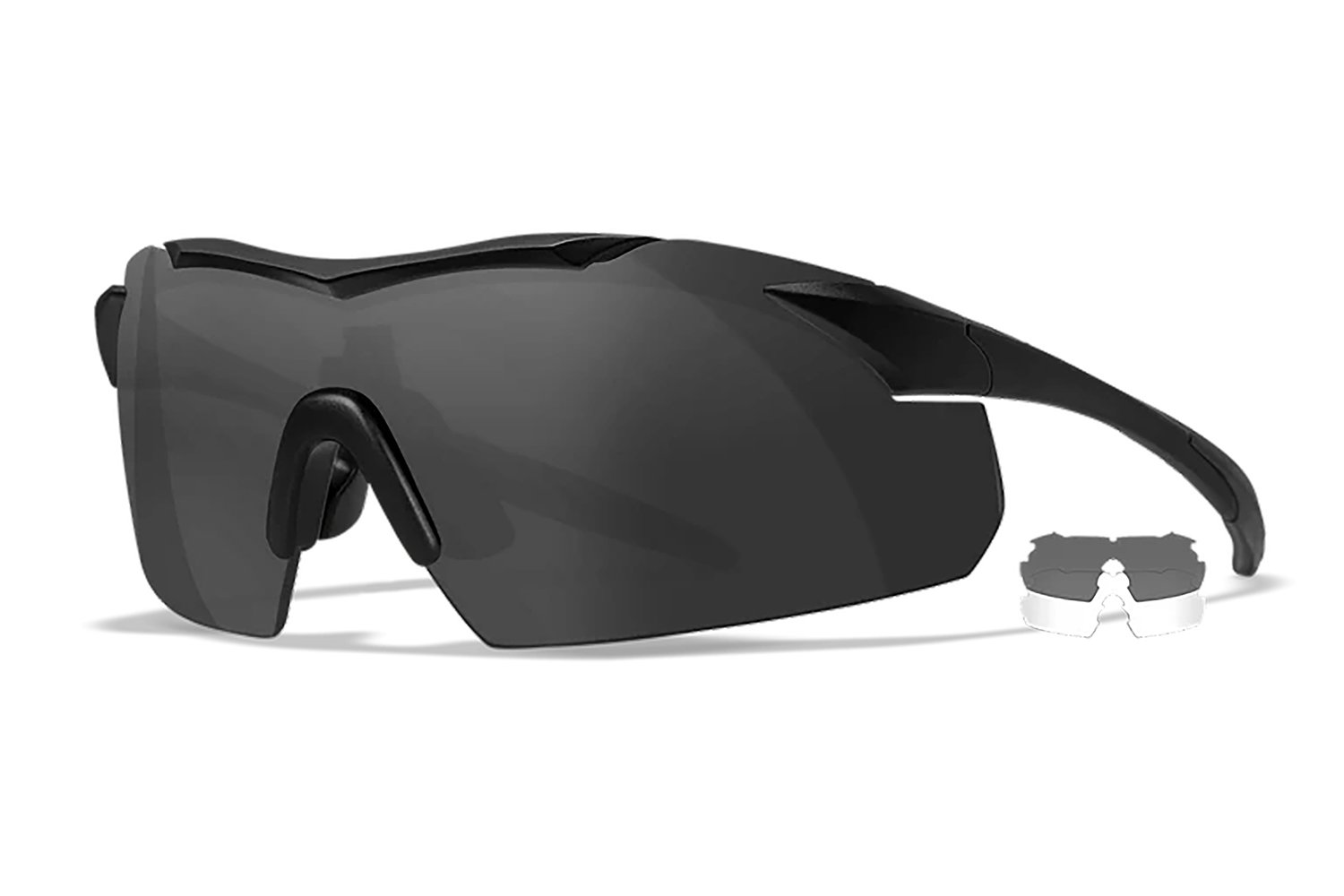 Buy Wiley X 3501 Vapor Matte Black Frame Smoke Gray/Clear Lens online