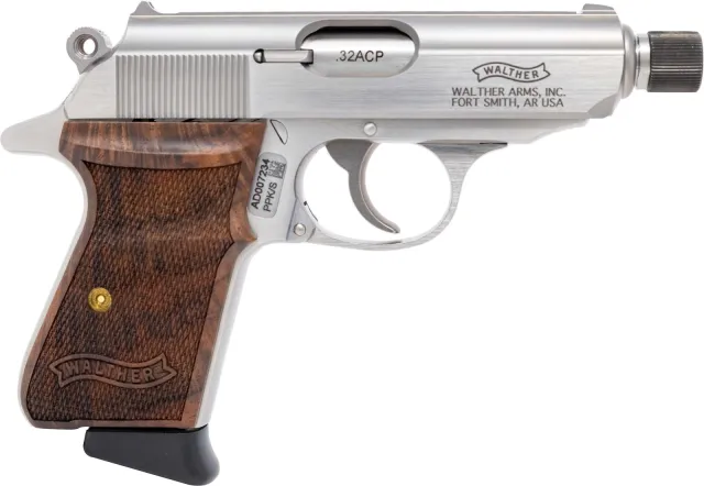 Buy Walther PPK/S SD .32 ACP 7+1 3.3 Threaded 1/2x28 Stainless online