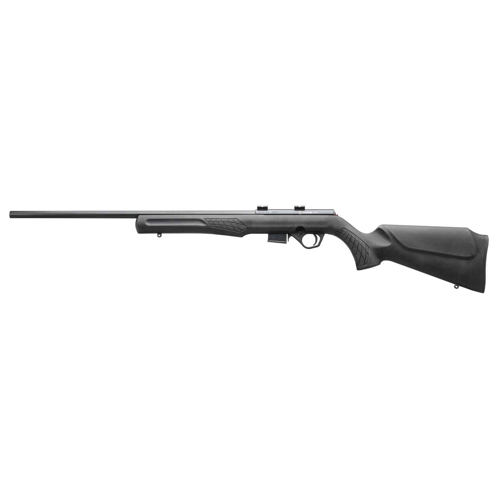 Rossi RB17H2111 Bolt Action 17 HMR Rifle 21" Barrel Matte Black Synthetic Stock - ROSSI - 17 HMR