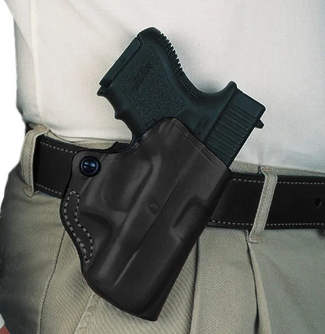 DeSantis 019BA8JZ0 Mini Scabbard Black Leather Holster for Sig P365 - View 2