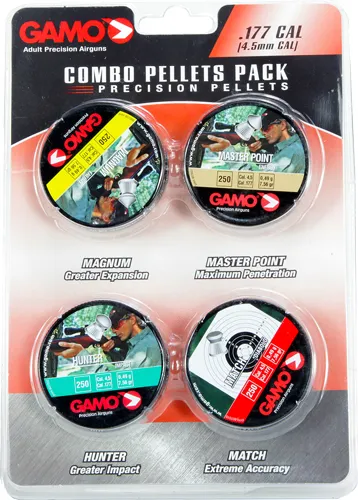 Gamo 632092954 Combo Assort .177 Cal Match Hunter Mag & MP Pellets - View 2
