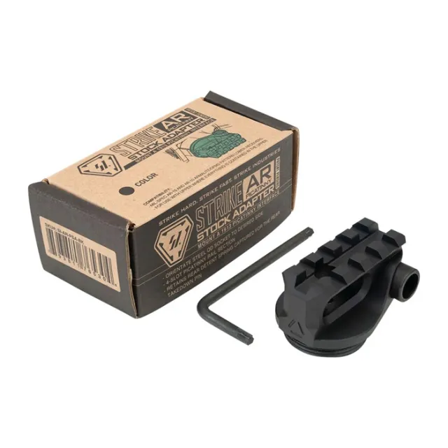 Strike Industries ARPSABK Picatinny Stock Adapter Black Anodized 6061-T6 - View 2